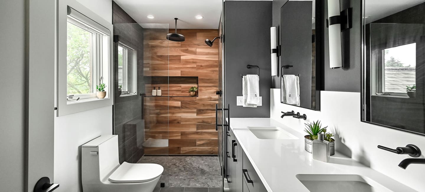 bathroom tile installation