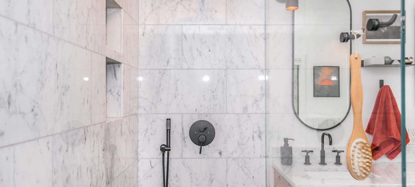 bathroom tile installation