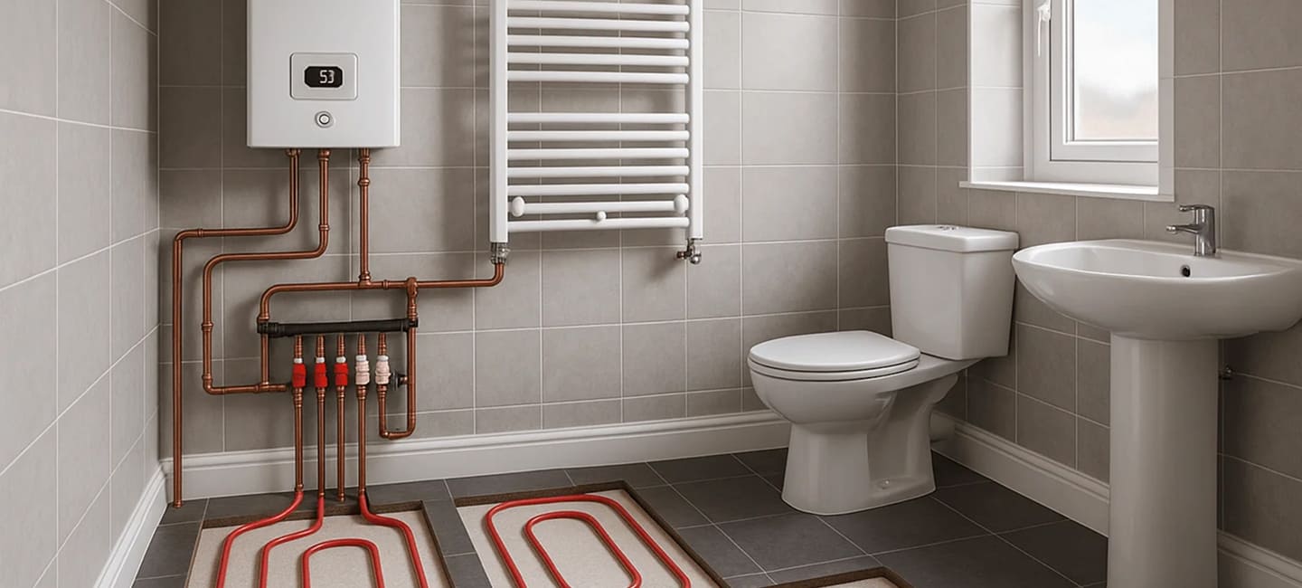 bathroom underfloor heating
