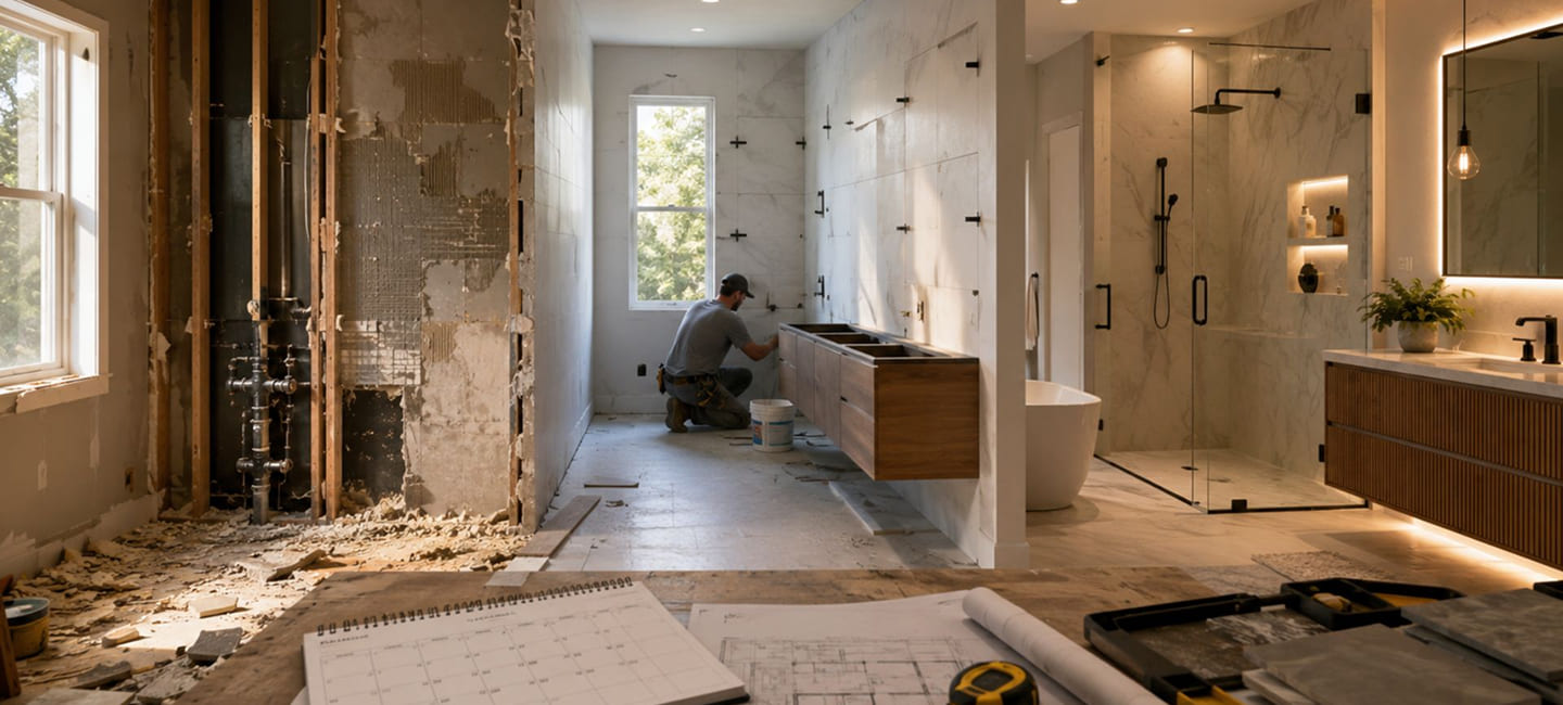 how long does a bathroom renovation take